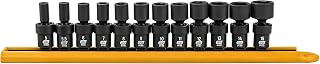 GEARWRENCH 12 Piece 1/4" Dr 6 Pt Universal Impact Metric Socket Set | 84905
