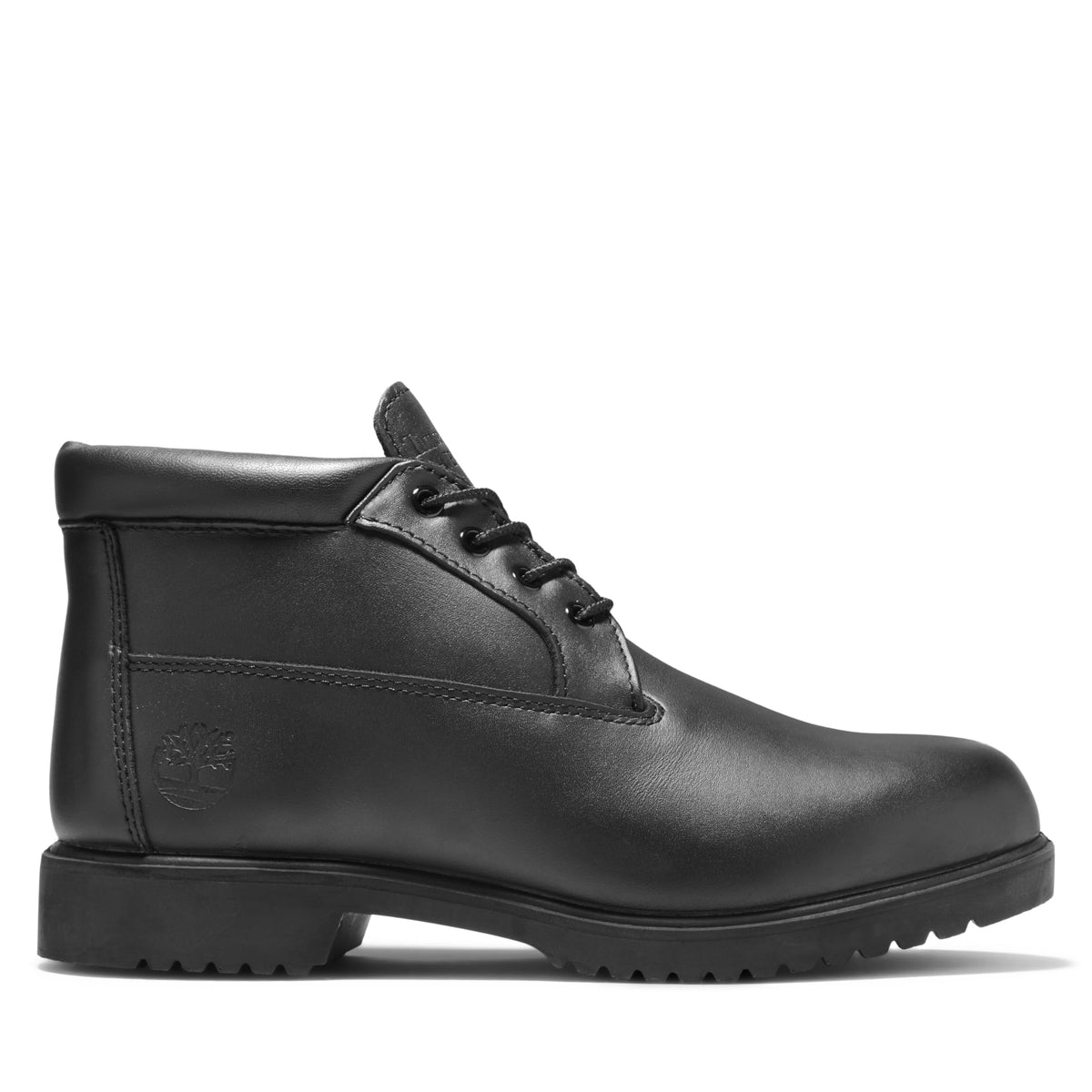 Men's TBL 1973 Newman Mid Lace Up Waterproof Boot by Timberland – 7.5, Leather, Black