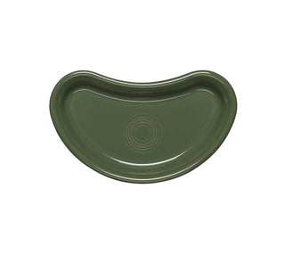 Bistro Crescent Plate by Homer Laughlin – Ceramic, Sage, Model 340-1490