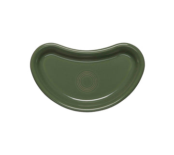 Bistro Crescent Plate by Homer Laughlin – Ceramic, Sage, Model 340-1490