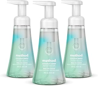 Method Foaming Hand Wash, Coconut Water, 10 fl oz, 3 pack