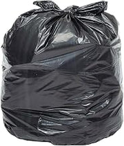 42 Gallon Contractor Black Trash Bags, 3.0 Mil, 50 Bags/Case