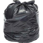 42 Gallon Contractor Black Trash Bags by Napco Bag And Film – 50 Count (Pack of 1), 42.0 gallons, LLDPE, Black, Model M32503