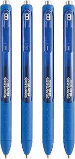 Paper Mate InkJoy Gel Retractable Pens - 0.7mm Medium Point - Blue Ink - Pack of 4