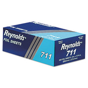 Wrap 711 Pop-Up Interfolded Aluminum Foil Sheets by Reynolds – 6, Aluminum, Silver, Model RFP711