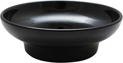 Thunder Group Retail pack-smooth melamine ramekin collection 8 oz, 4 3/4" salsa dish, black, comes in dozen