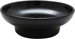Thunder Group Retail pack-smooth melamine ramekin collection 8 oz, 4 3/4" salsa dish, black, comes in dozen
