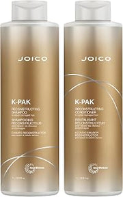Joico K-PAK Daily Reconstructing Shampoo & Conditioner | For Damaged Hair | Restore Shine | Smooth & Detangle | Eliminate Static | With Keratin & Guajava Fruit Extract