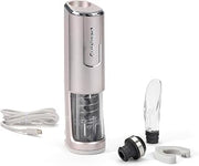 Cuisinart RWO100E Cordless 4 in 1 Wine Opener Electric Wine Opener, Plastic, Silver