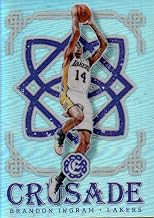 Basketball Trading Card 2016-17 Panini Excalibur Crusade Silver #92 Brandon Ingram EX/NM Lakers