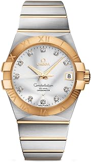 Omega Constellation Silver Diamond Dial Men's Watch 123.20.38.21.52.002