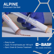 Cockroach Gel Bait Rotation 2 Reservoir - 1 Box (4 x 30 Gram Tubes) by Alpine – 1 box ( 4 x 30 gram tubes), White, Model 59012375