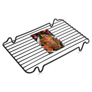Gestone Roasting Rack, Non-Stick Stainless Steel, Black 12 x 7.5 Inch