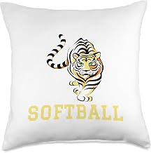 Bloomfield High School Bengals Softball Throw Pillow