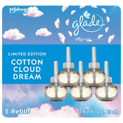 Glade Cotton Cloud Dream / 3.35 Fl Oz (Pack of 1) / Blue Electric