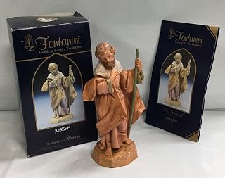 Fontanini by Roman 5" H Classic Joseph Nativity Figure, Religious Christmas Decoration