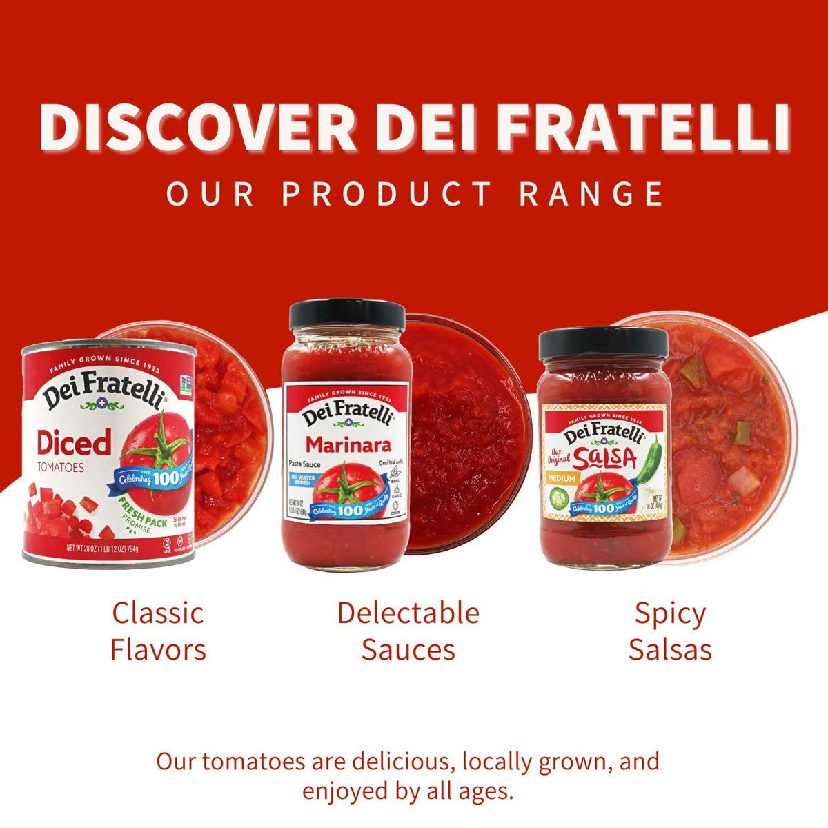 Whole Tomatoes No Salt Added - 14.5oz - 12 pack by Dei Fratelli – 14.5 Ounce (Pack of 12), Pack of 12