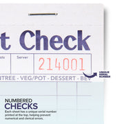 Stock Your Home 20 Pack / Black/White / 20 Guest Checks