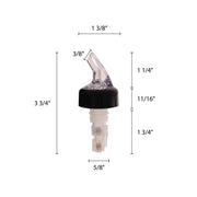 1 1/4 oz by Thunder Group – AS / AS / EVA / PETG, Clear, Pack of 12, Model PLPR125C