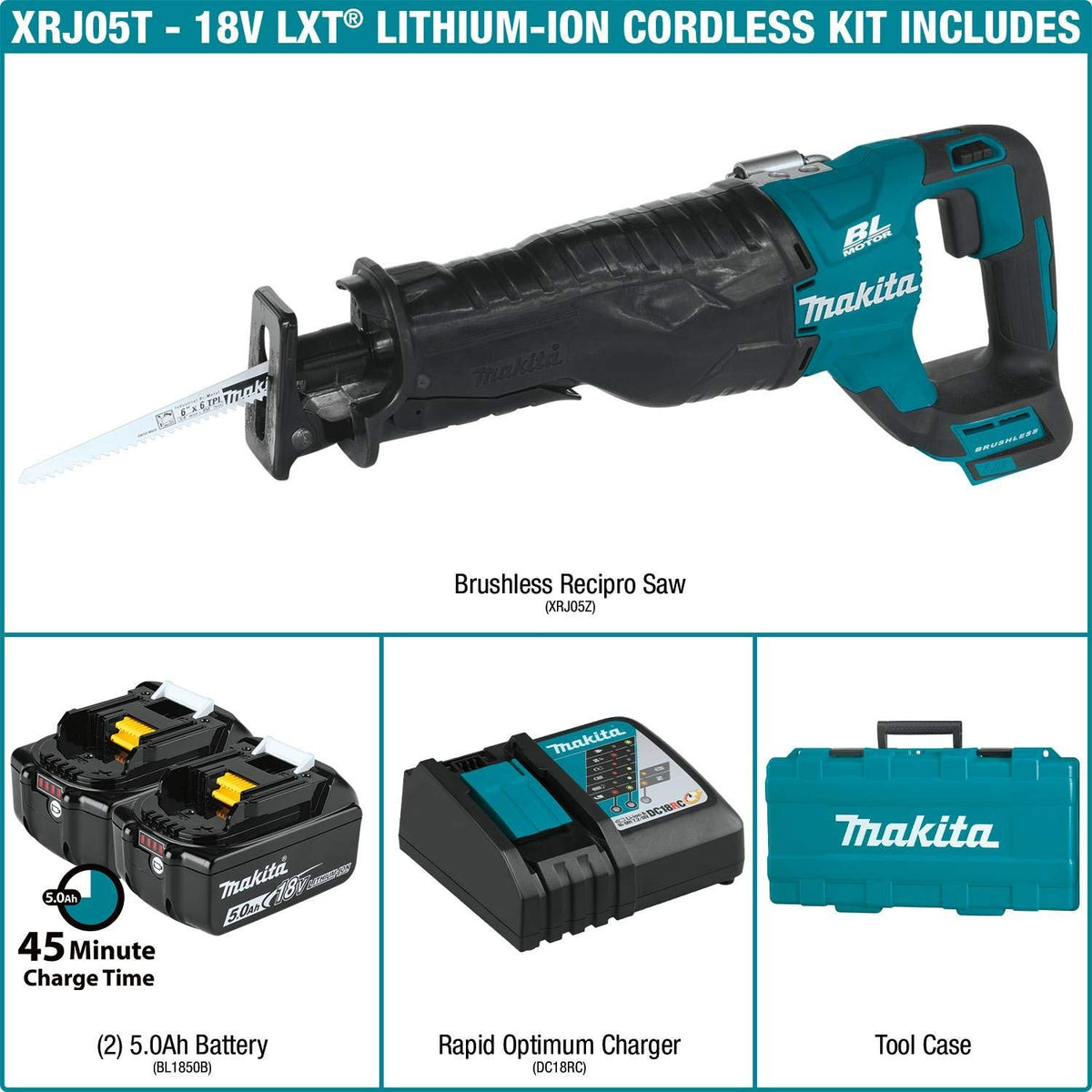 Makita Recipro Saw Kit / One Size / Factory Reciprocating Saws