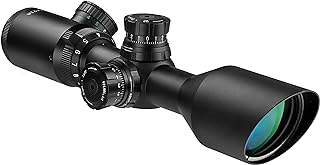 BarskaBarska 4x20 Scope Mil Dot Reticle with BDC Turret Peep Sight Mount Retro A2 Style