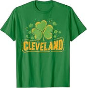 Cleveland - Irish St. Patrick's Day Saint Paddy's Shamrock T-Shirt