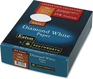 Southworth SOU3122410-25% Cotton Diamond White Business Paper