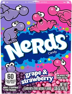 Nerds Grape & Strawberry 1.65 Ounce (Pack of 18)