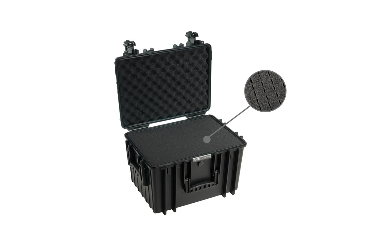 B&W International Black / 495x365x315 (type 5500) / Pre-cut Foam Camera Cases