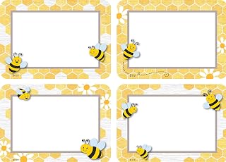 Teacher Created Resources Buzzing Bees Name Tags/Labels - Multi-Pack (TCR6910)