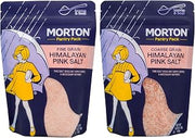 Morton Salt Himalayan Pink Salt Fine & Coarse, 1 Lb Each, 2-Pack Bundle