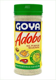 Goya Adobo All Purpose Seasoning with Cumin, Turmeric, Vegetables, 16.5oz