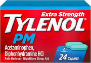 Tylenol PM Extra Strength Caplets, 500 mg Acetaminophen, 24 ct