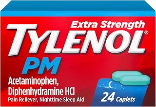 Tylenol PM Extra Strength Caplets, 500 mg Acetaminophen, 24 ct