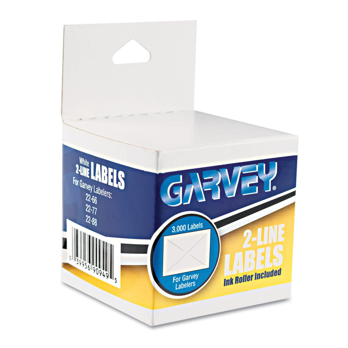 COS090949 - Two-Line Pricemarker Labels by GARVEY – 5/8 x 13/16, White, Pack of 3