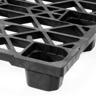 48" x 40" 4-Way Entry Nestable Plastic Pallet 3100 Lbs Capacity - Lot of by Nelson Company – Model CPP330ACM*