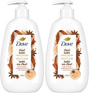 Limited Edition Holiday Treats Liquid Hand Wash for Deep Nourishment Spiced Chai Latte 12 oz (Pack of 2) by Dove – 12 Fl Oz (Pack of 2), Blanco, Pack of 2