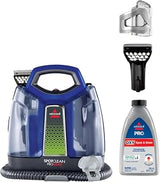 Bissell Portable Carpet Cleaner - SpotClean ProHeat - For carpet and upholstery - Tough Stain and 3-in-1 Stair Tool and - HydroRinse Self-Cleaning