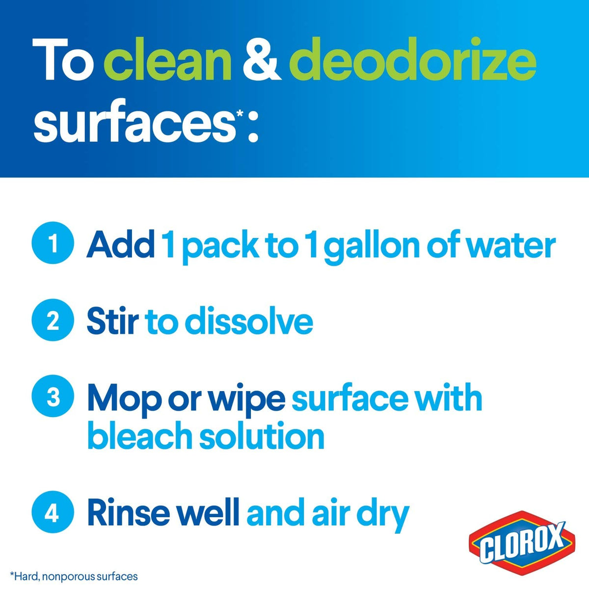 Zero Splash Bleach Packs by Clorox – 3 Count (Pack of 4), White, Model 56498456654