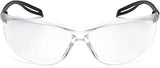 Pyramex S9710ST Neshoba Safety Glasses Clear Anti-Fog Lens Black Frame