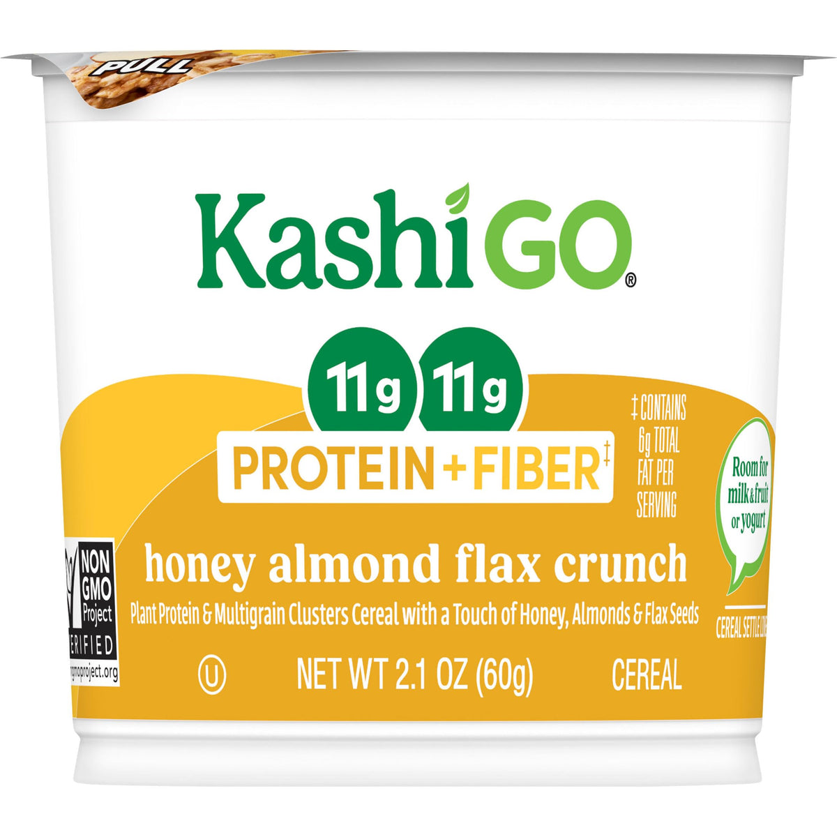Go Cereal Honey Almond 2.1oz 12ct by Kashi – 1.58 Ounce (Pack of 12), Pack of 12, Model 00018627117025