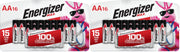 Energizer 16 Count (Pack of 2) / AA Batteries / Multicolor AA