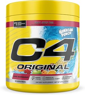 Original Hawaiian Punch Pre-Workout - Fruit Juicy Red (30 Servings)