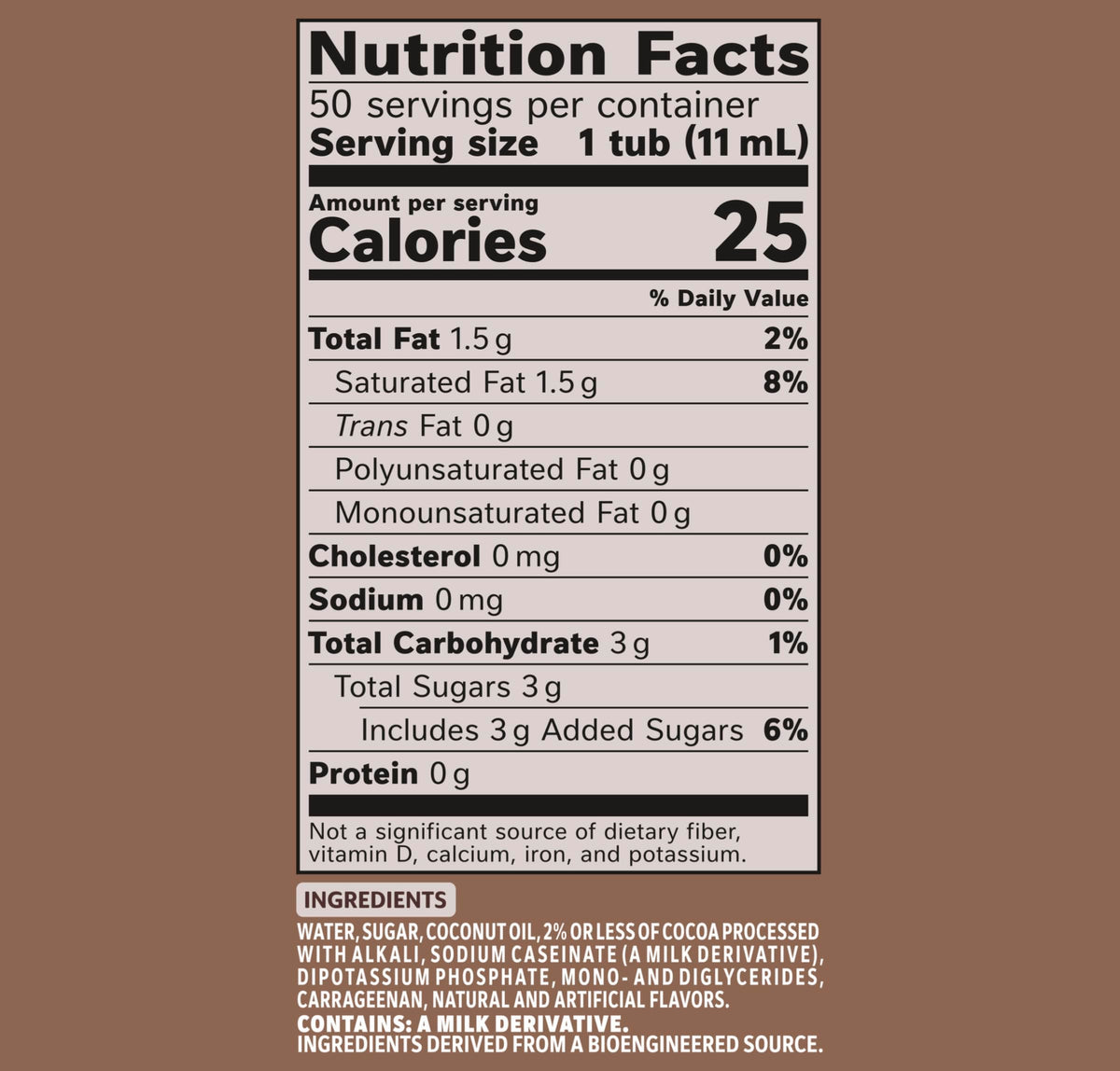 Nestle Liquid Coffee Creamer Singles by Coffee mate – 18.75 Fl Oz (Pack of 1), Brown, Model 35115