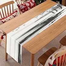 Winter Lakeside Table Runner Decor Table Runner | Home Decor table runner Dining table runner It is a versatile and practical gift