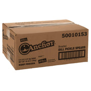 Anchor Breaded Dill Pickle Spear - Appetizer by McCain – 4 pound, Pack of 4