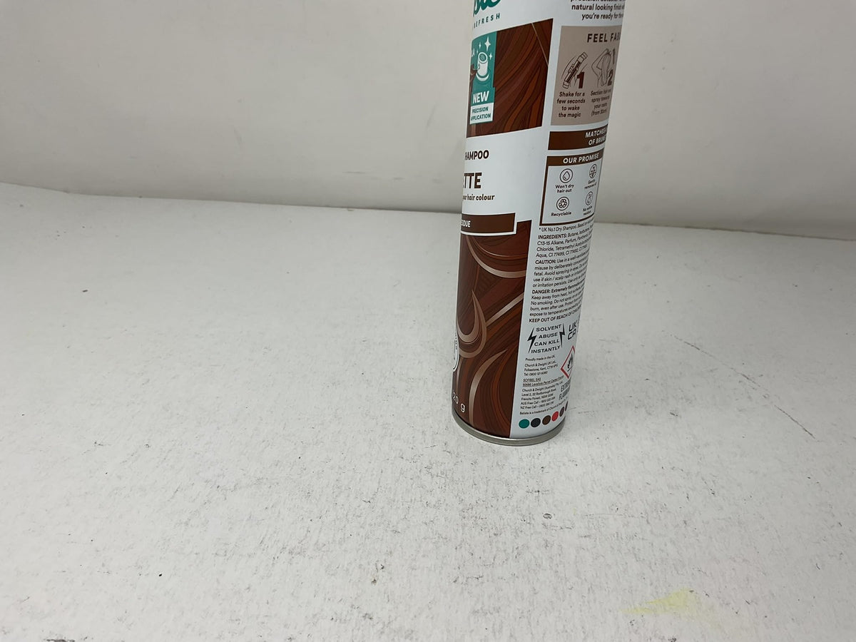 Shampoo Dry Medium Brunette 6.73 Ounce (199ml) (6 Pack) by Batiste – 6.73 Fl Oz (Pack of 6), Brown, Pack of 6, Model Batiste