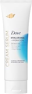 Dove Body Cream Serum Hyaluronic + Hydration for Extra Dry, Flaky Skin 8oz
