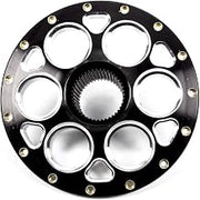 Weld Racing Wheel Center Section, Sprint Magnum, Spline Mount Center, Aluminum, Black Anodize, 15 in Wheel, Each
