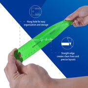 Shatterproof Ruler by Westcott – Single, Plastic, Assorted, Model 14381